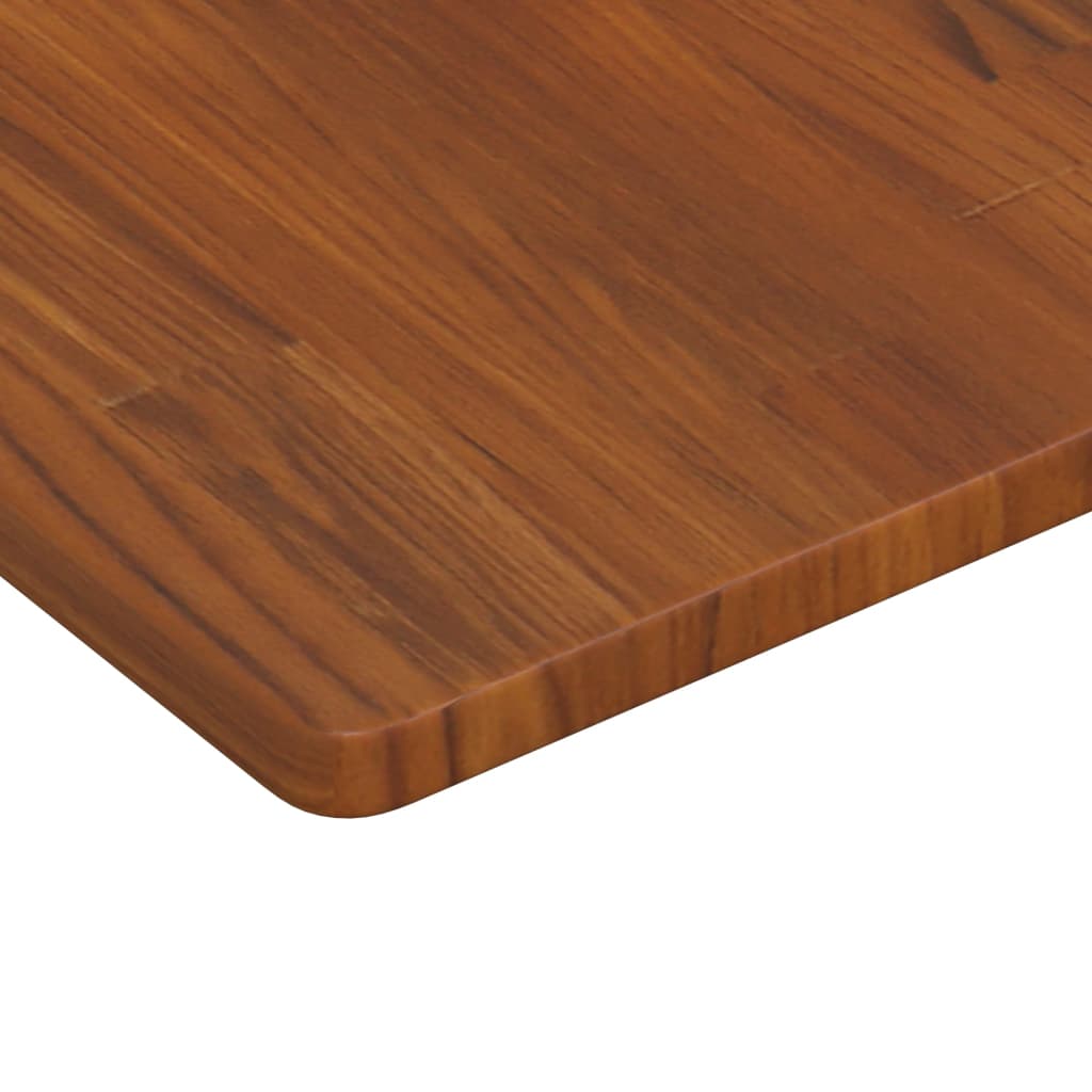 Zidna polica za umivaonik od čelika i masivne hrastovine Smeđa 60 x 60 x 2.5 cm