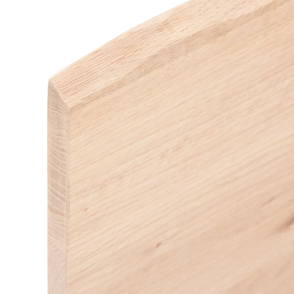 Zidna polica za umivaonik od čelika i masivne hrastovine Smeđa 60 x 60 x 2 cm