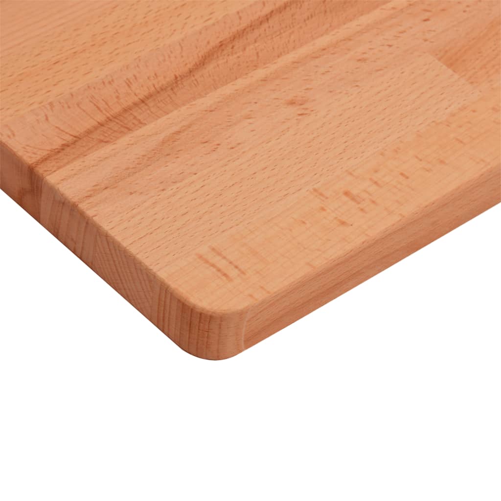 Zidna polica za umivaonik od čelika i masivne bukovine Smeđa 150 x 55 x 2.5 cm