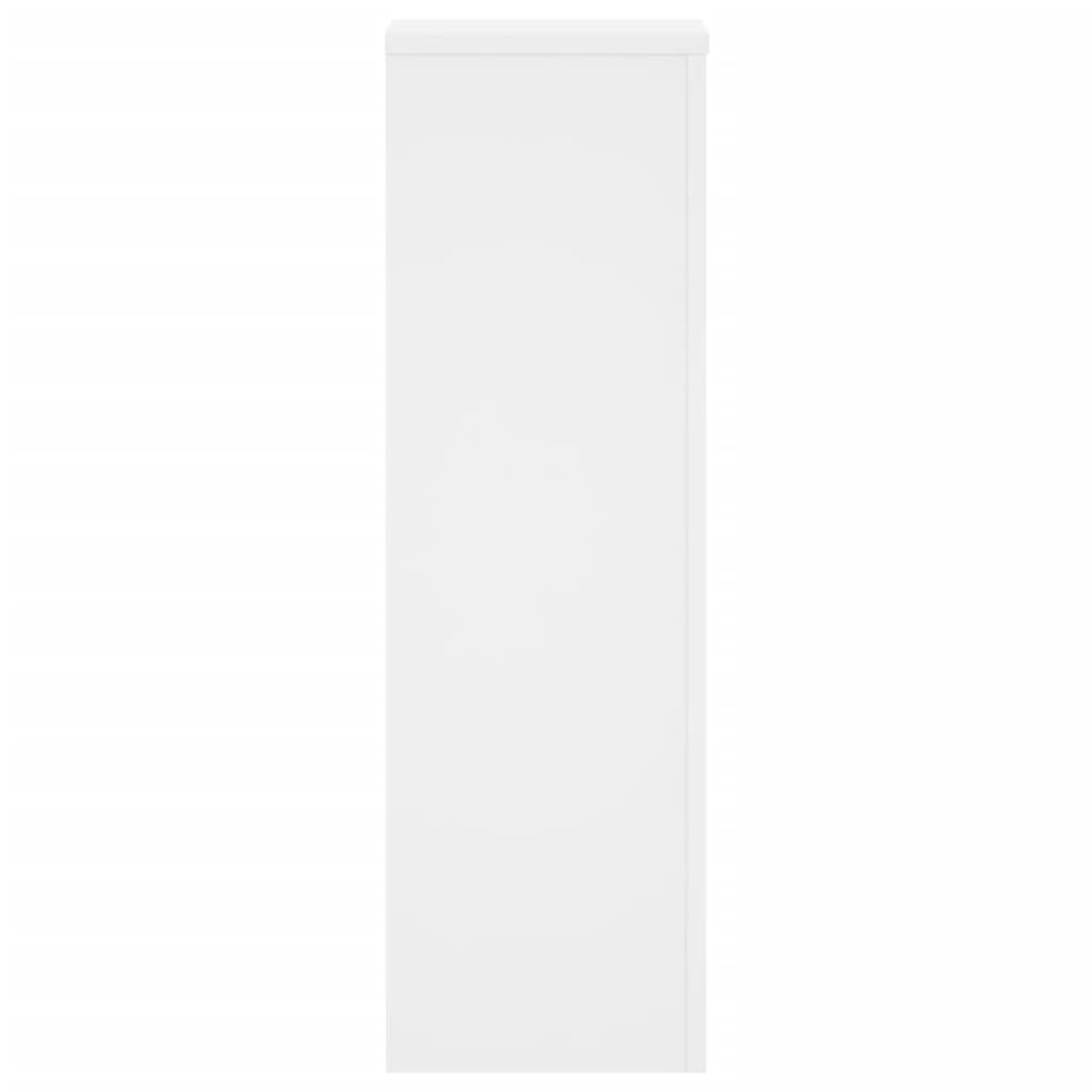 Stalci za biljke 2 kom bijeli 25x25x80 cm konstruirano drvo