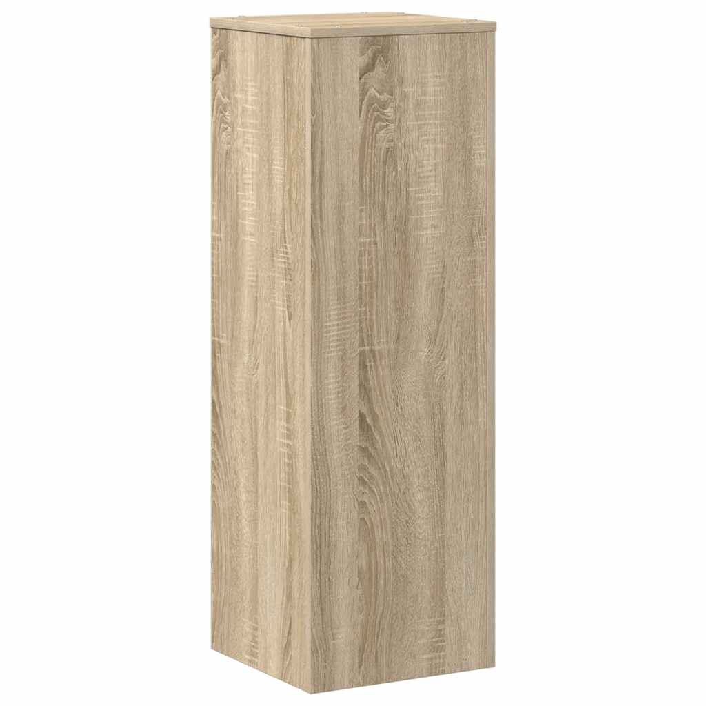 Stalak za biljke boja hrasta 33 x 33 x 100 cm konstruirano drvo Smeđa