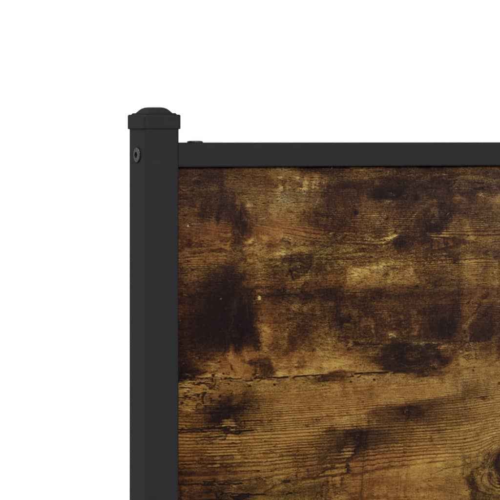 Metalni okvir kreveta bez madraca boja hrasta 90x190 cm