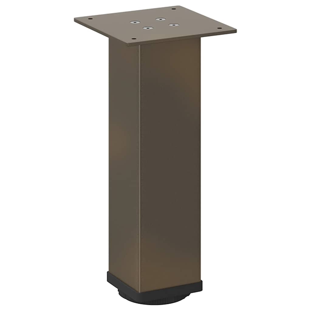 Noge za klub stolić 4 kom. Prirodni čelik 30-32 cm Čelik