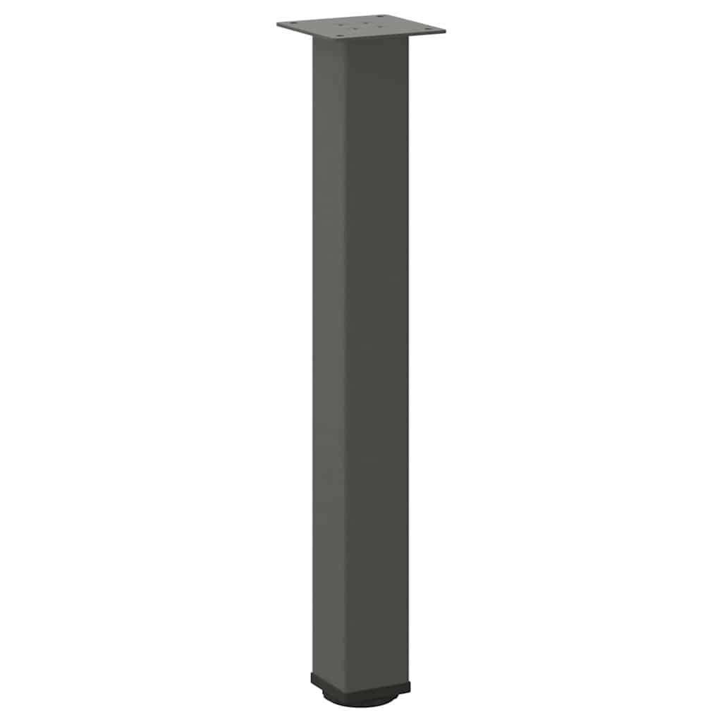 Noge za konzolni stol 4 kom. antracit 72-74 cm čelik Antracitno siva 72-74 cm (80 mm)