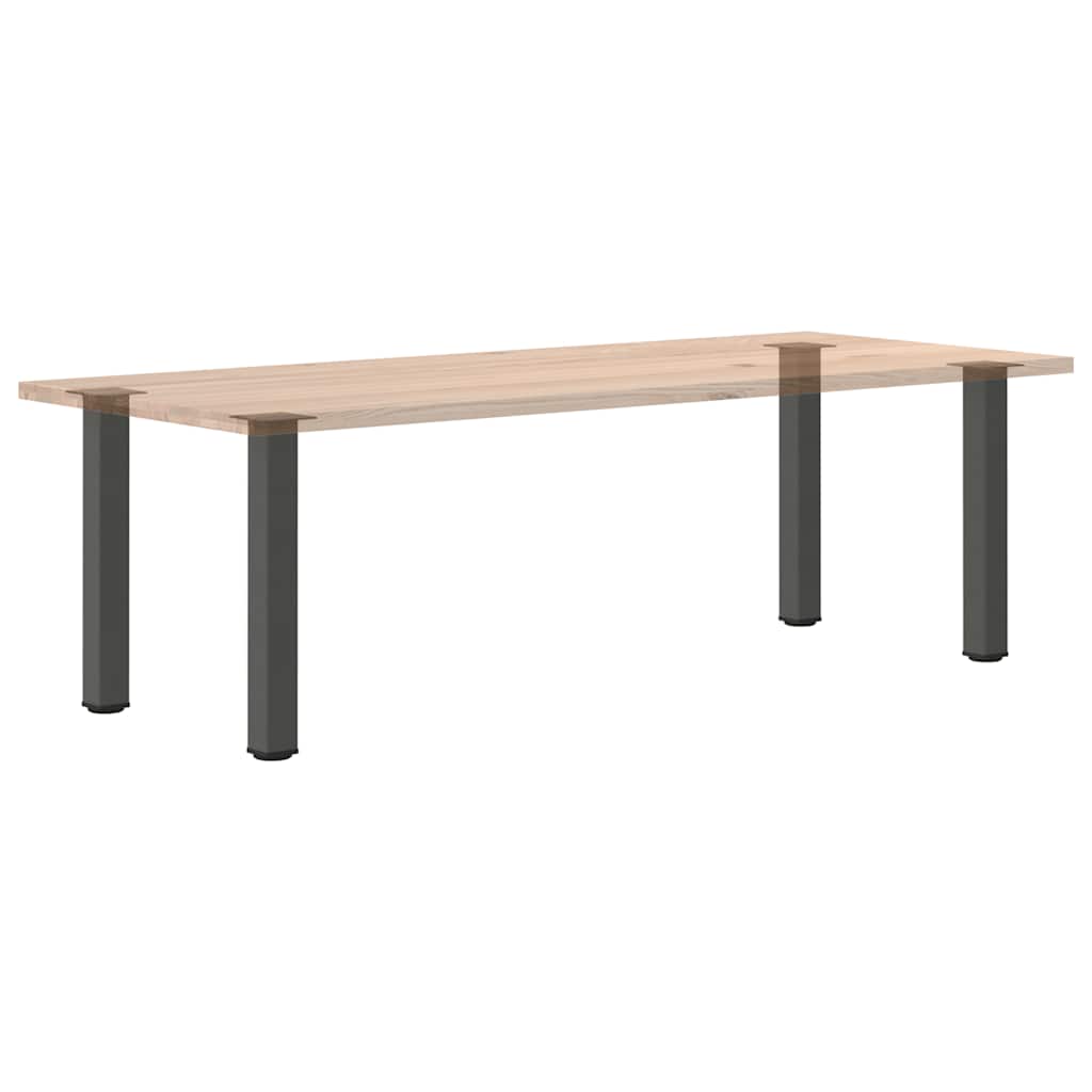 Noge za konzolni stol 4 kom. antracit 72-74 cm čelik Antracitno siva 72-74 cm (80 mm)