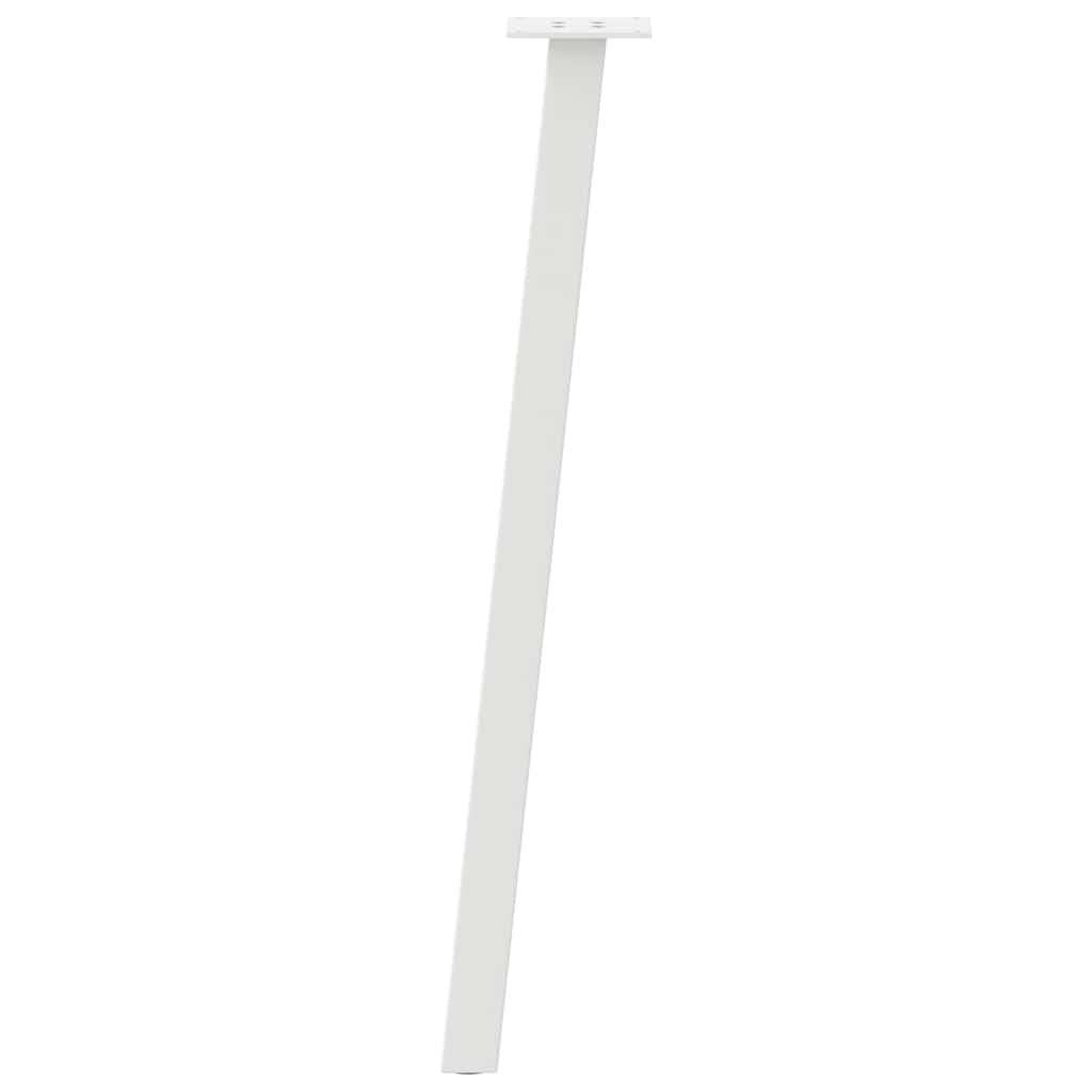 Noge za konzolni stol 4 kom Bijele 72 cm Čelik Bijela 72 cm (40 mm)