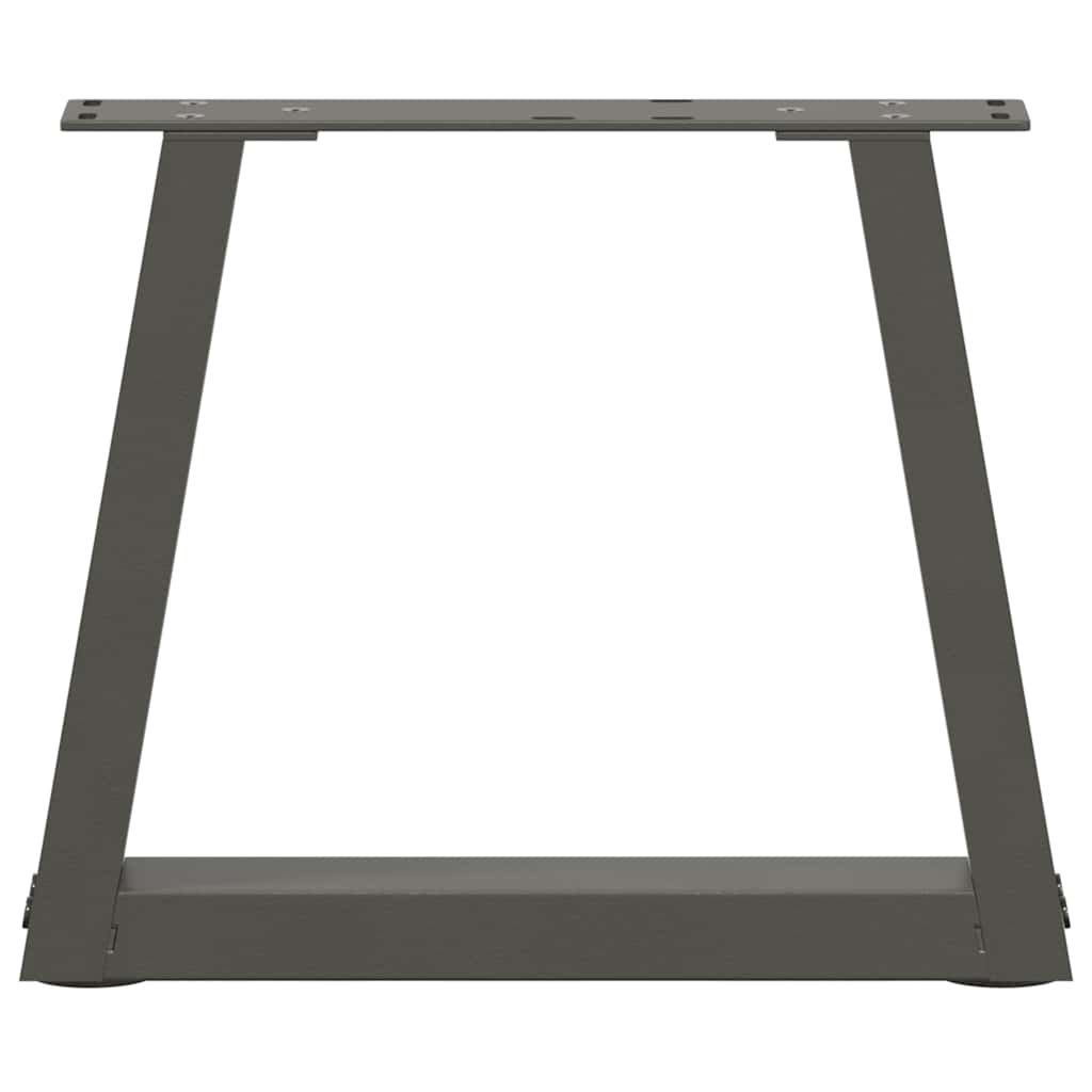 Noge za klub stolić V-oblika 2 kom antracit 30 x (30-31,3) cm čelik