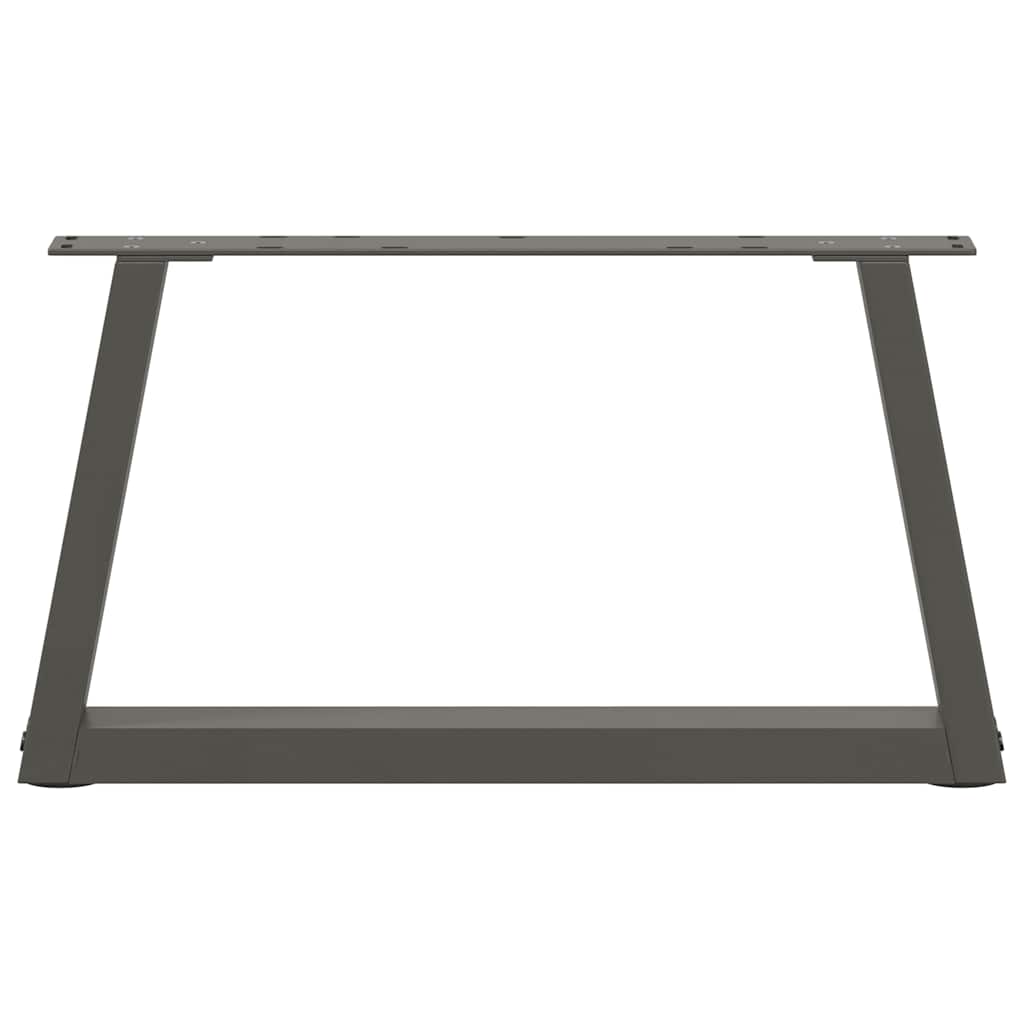 Noge za klub stolić V-oblika 2 kom antracit 60 x (30-31,3) cm čelik