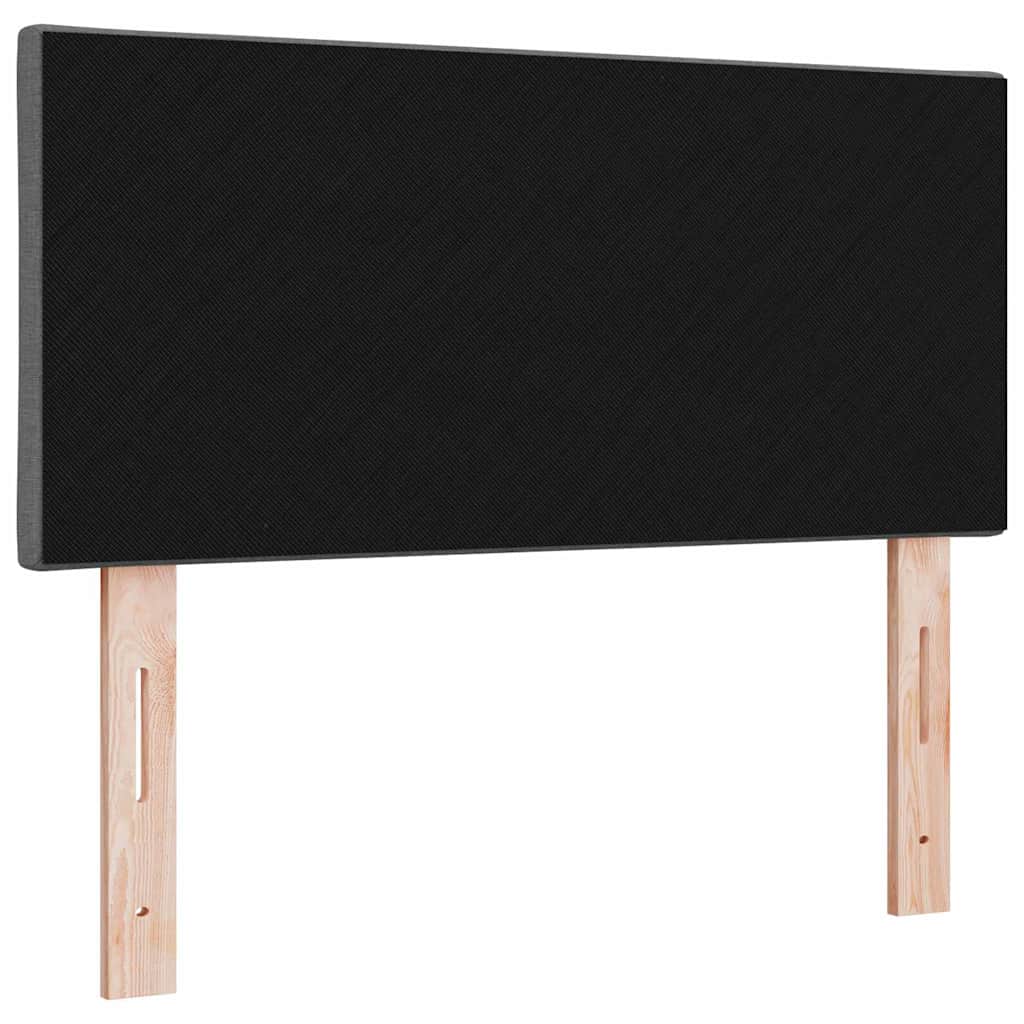 LED glava kreveta Sivi 90 cm tkanina