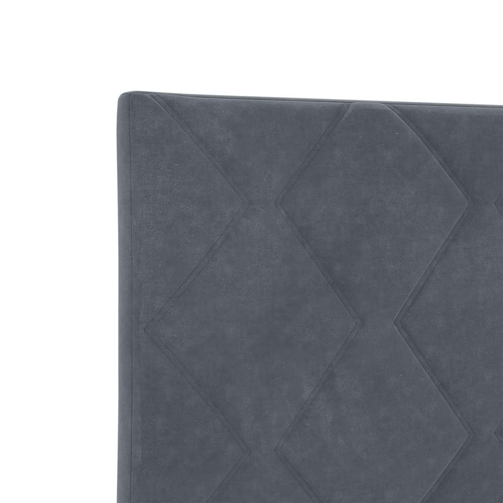LED glava kreveta Tamno siva 180 cm Baršun