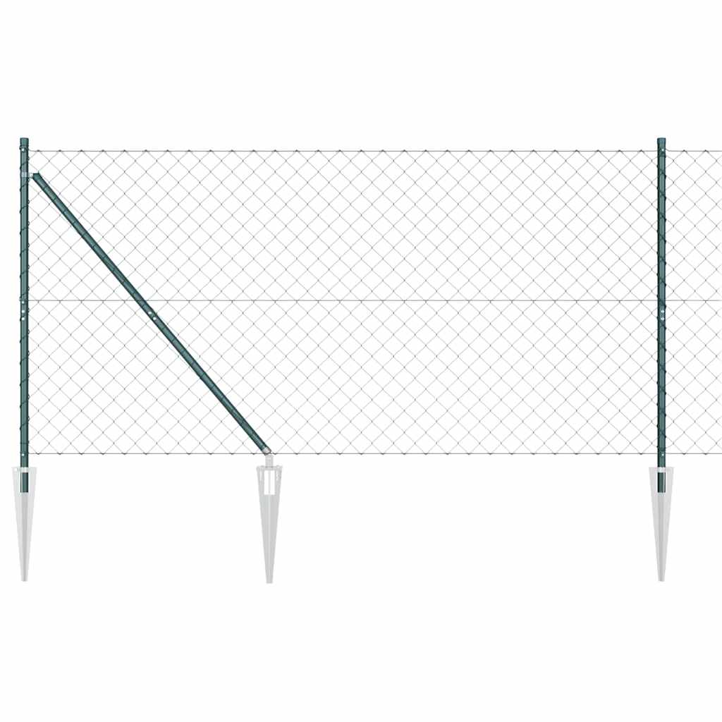 Zavareno žičano ograđivanje s bodljama 10 x 1,4 m Zelena Mreža