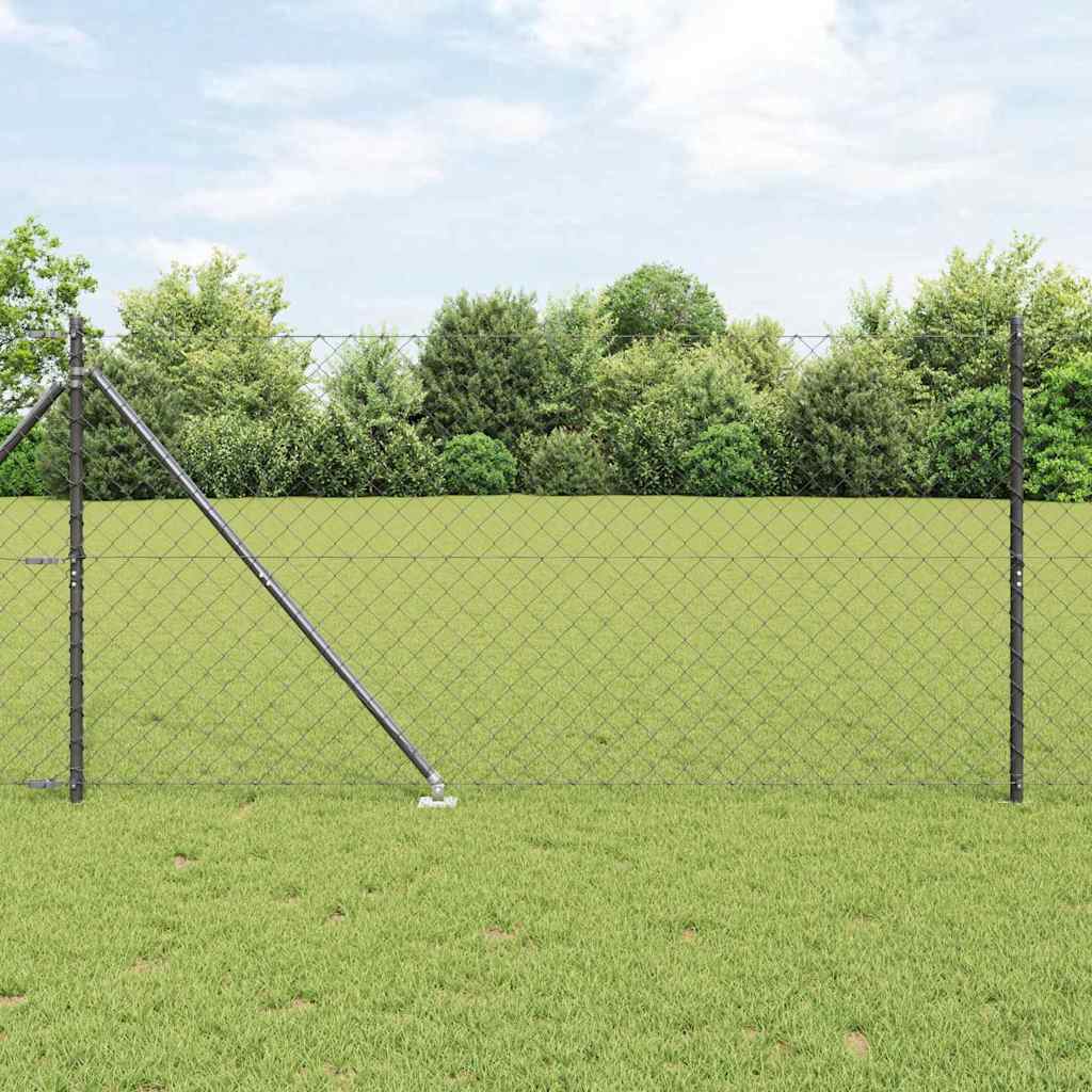 Zavareno žičano ograđivanje s bodljama 25 x 1,4 m Siva Mreža