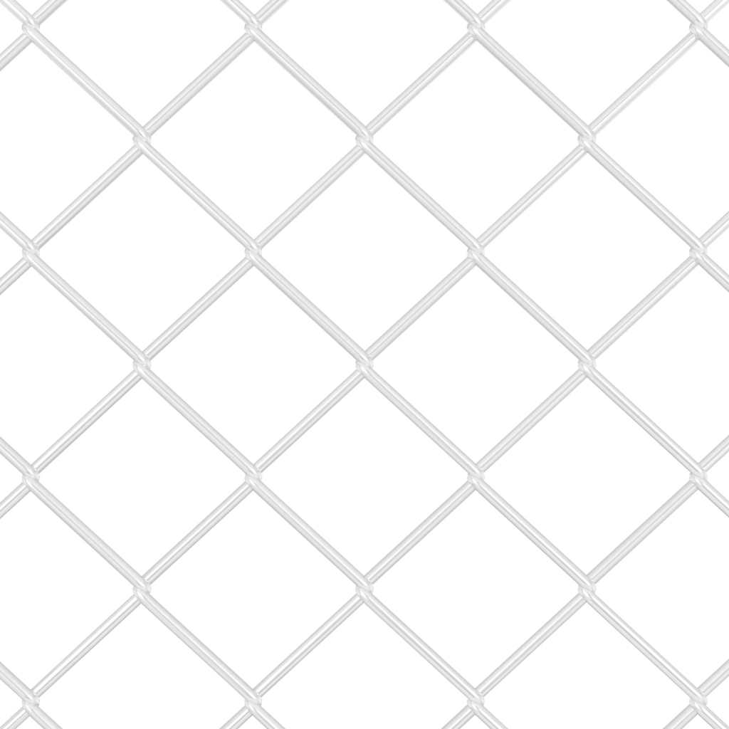 Zavareno žičano ograđivanje s bodljama 10 x 1,5 m Srebrna Mreža