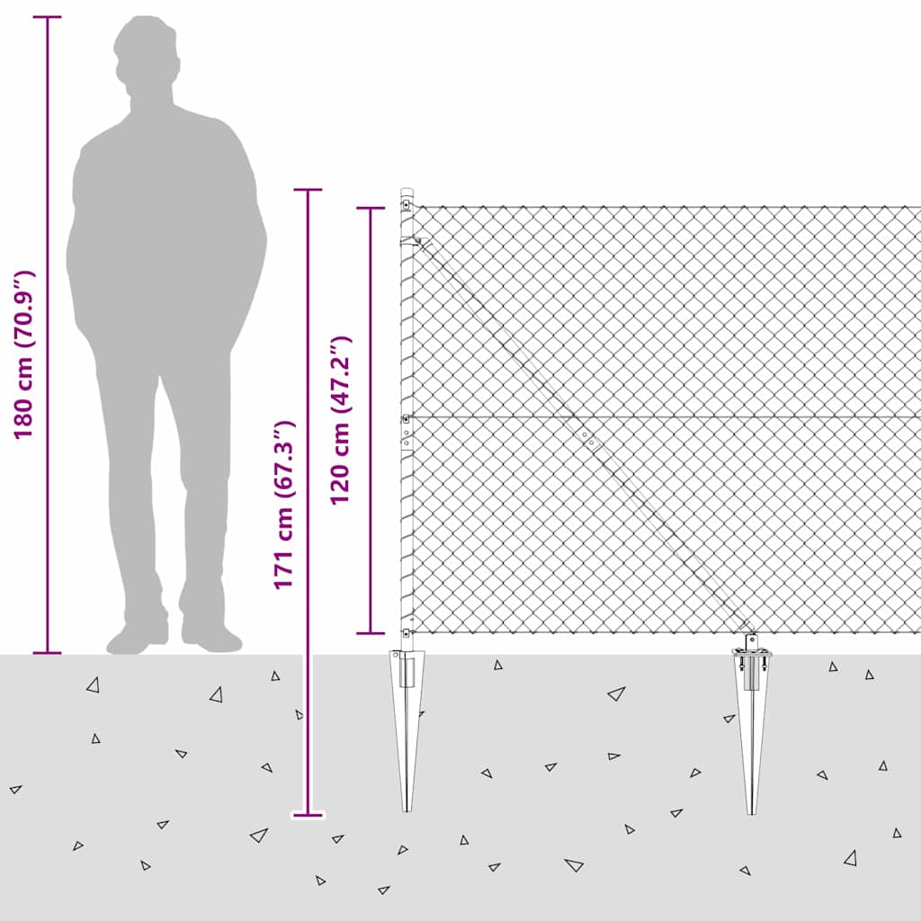 Zavareno žičano ograđivanje s bodljama 25 x 1,2 m Srebrna Mreža