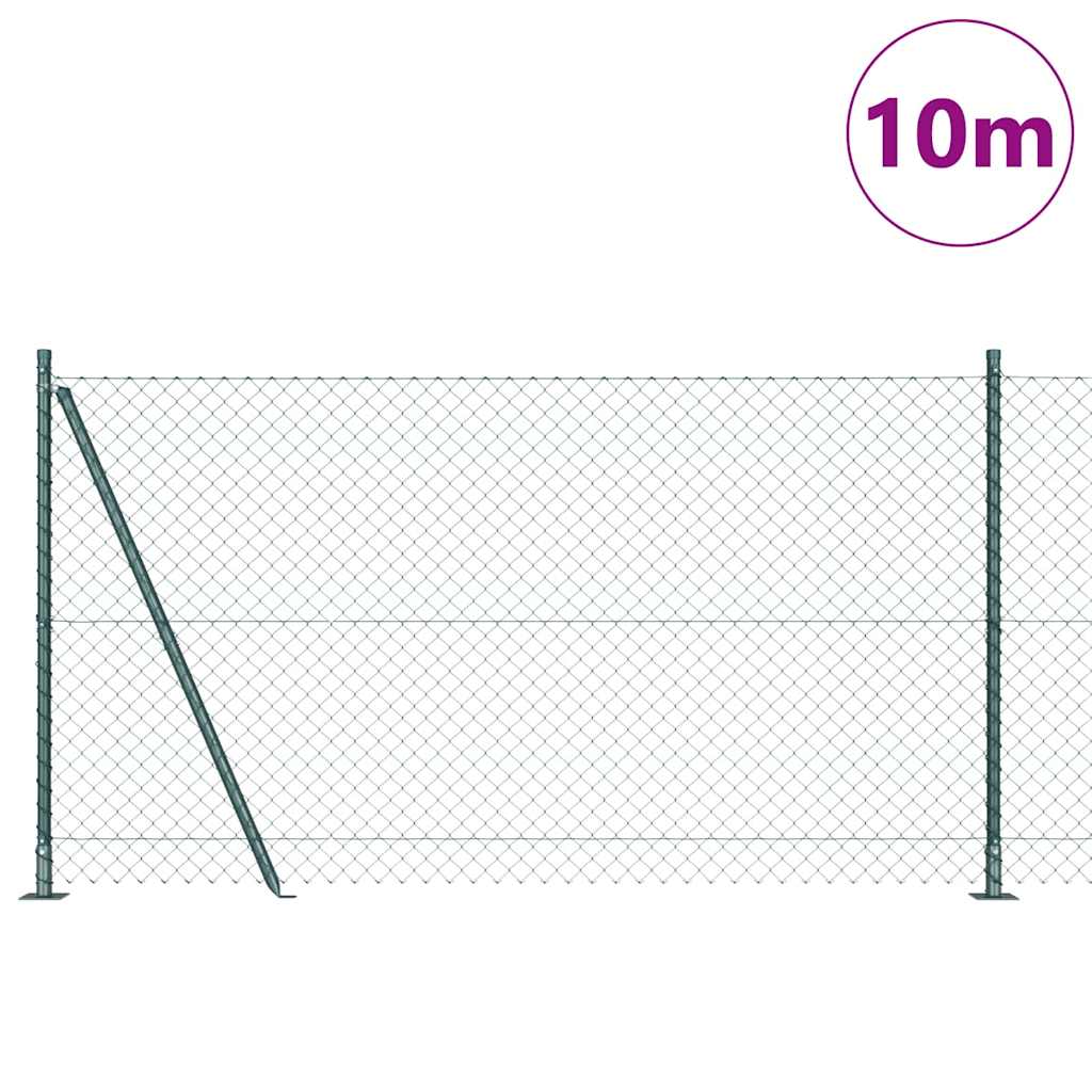 Zavareno žičano ogradno mreža s betonskom podlogom 10 x 1,2 m