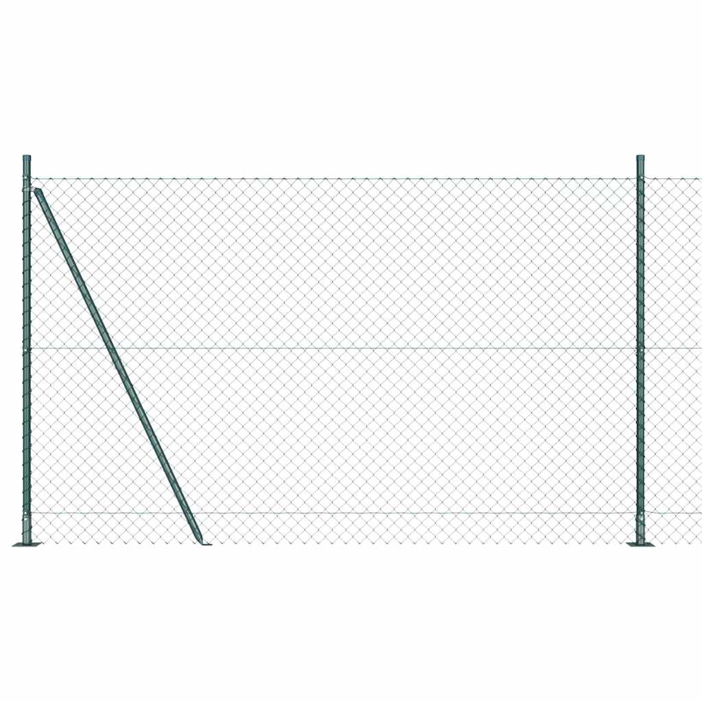 Zavareno žičano ogradno mreža s betonskom podlogom 10 x 1,6 m