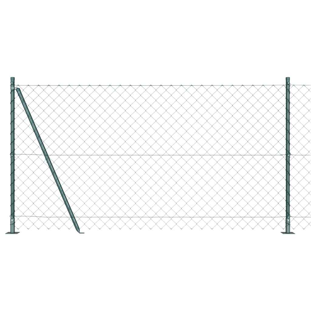Zavareno žičano ogradno mreža s betonskom podlogom 10 x 1,2 m