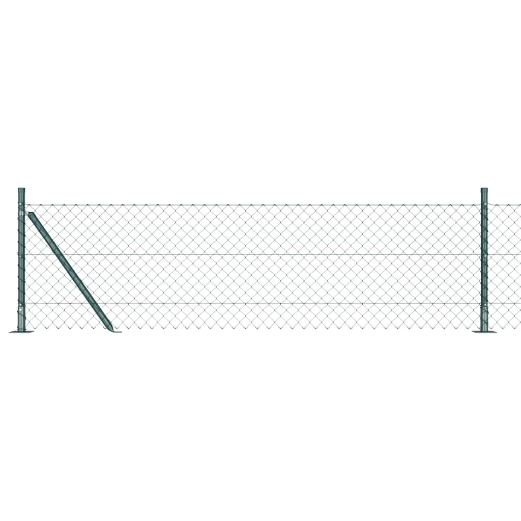 Zavareno žičano ogradno mreža s betonskom podlogom 25 x 0,4 m