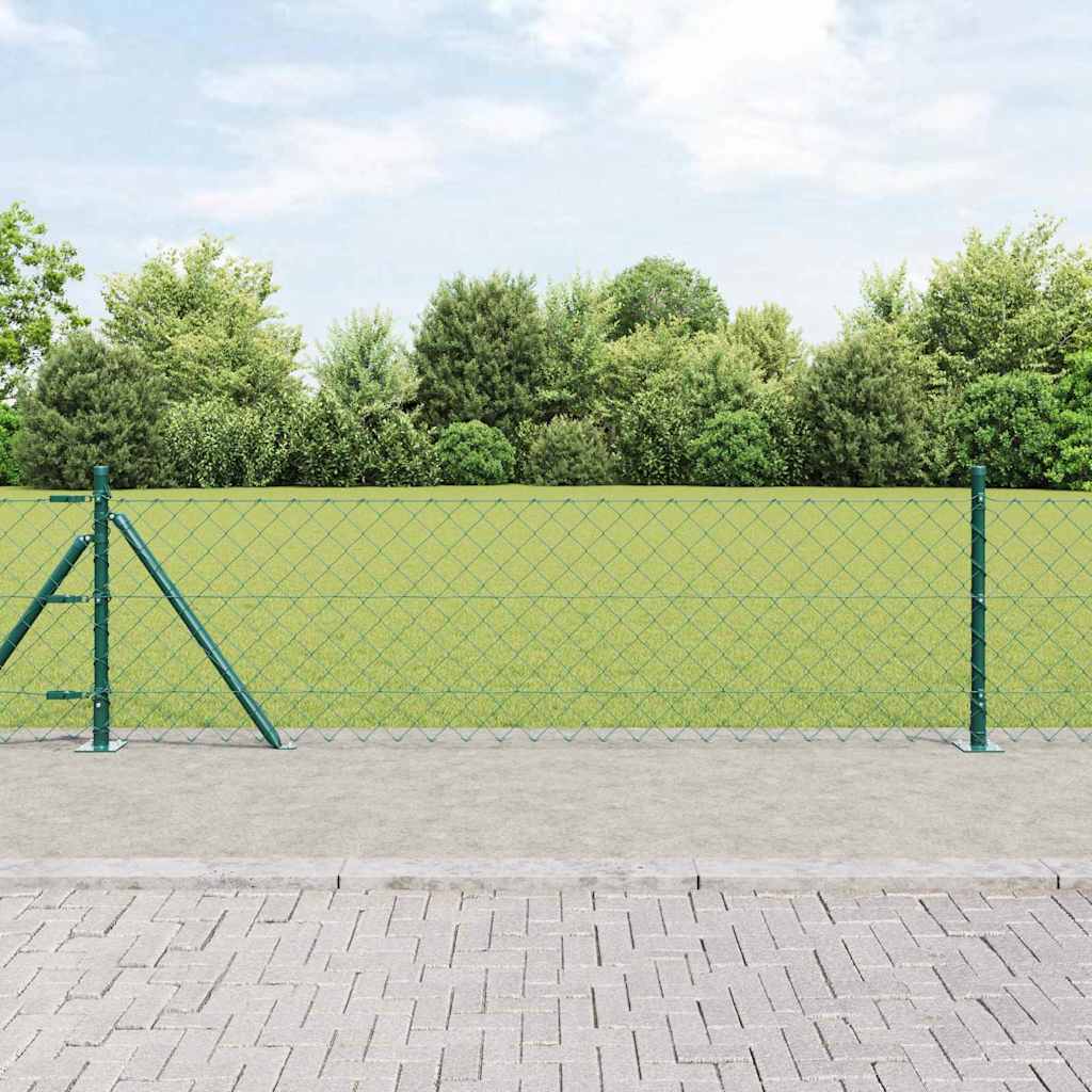 Zavareno žičano ogradno mreža s betonskom podlogom 25 x 0,4 m