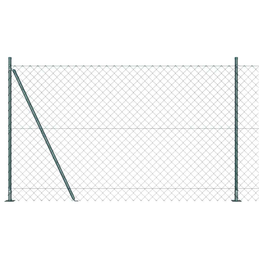 Zavareno žičano ogradno mreža s betonskom podlogom 25 x 1,4 m