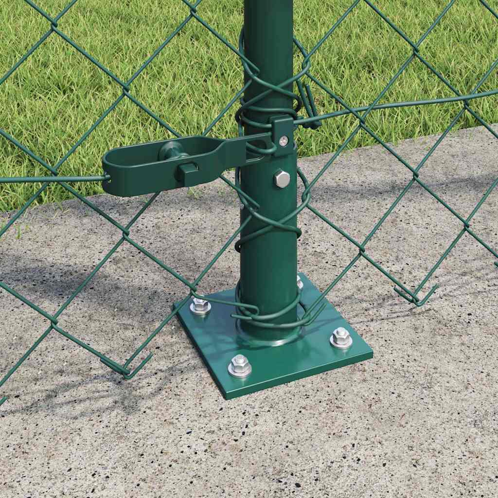 Zavareno žičano ogradno mreža s betonskom podlogom 25 x 1,6 m