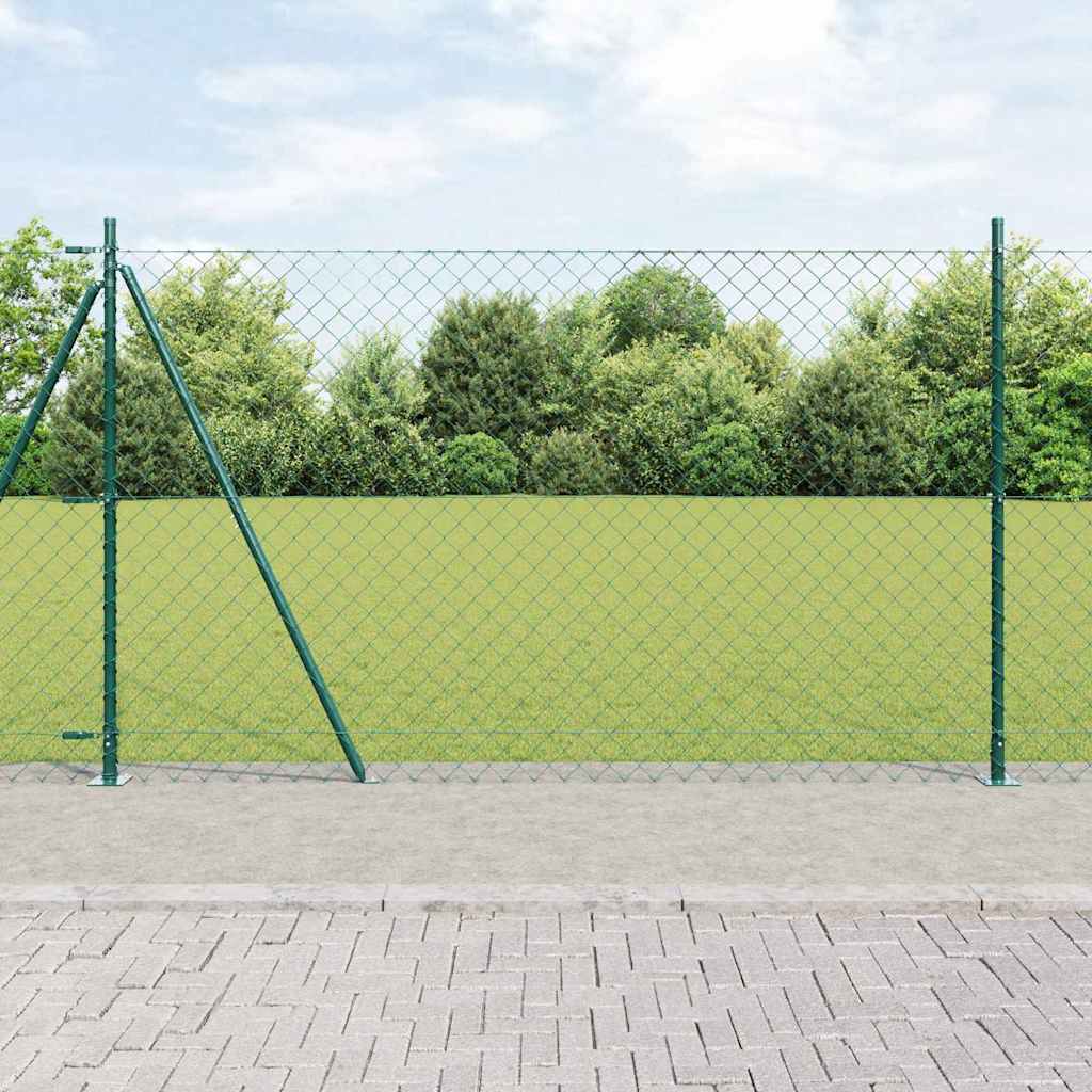 Zavareno žičano ogradno mreža s betonskom podlogom 25 x 1,6 m