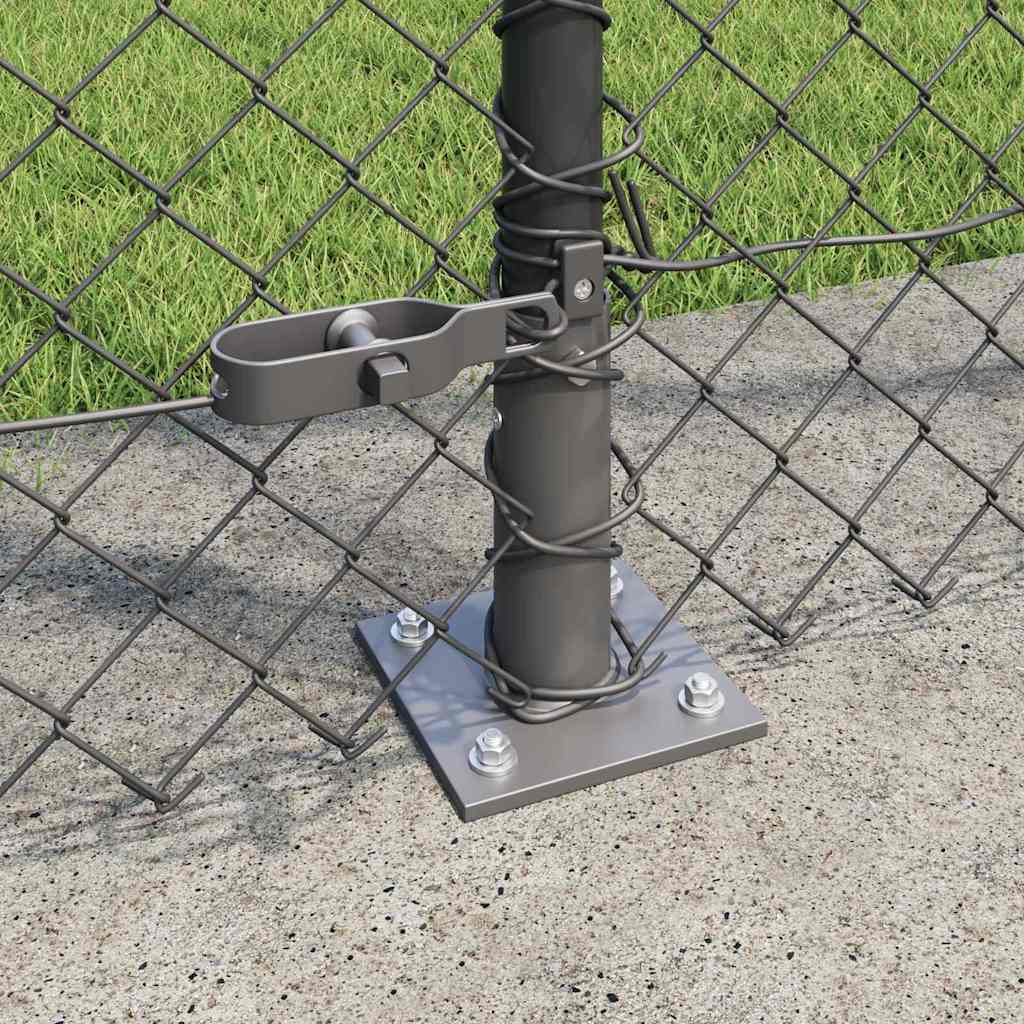 Zavareno žičano ogradno mreža s betonskom podlogom 10 x 1,5 m