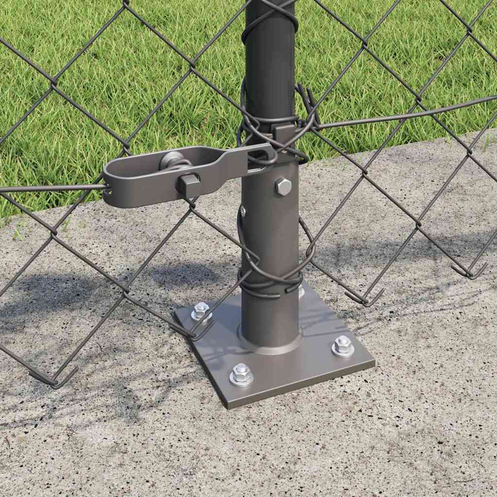Zavareno žičano ogradno mreža s betonskom podlogom 10 x 0,4 m