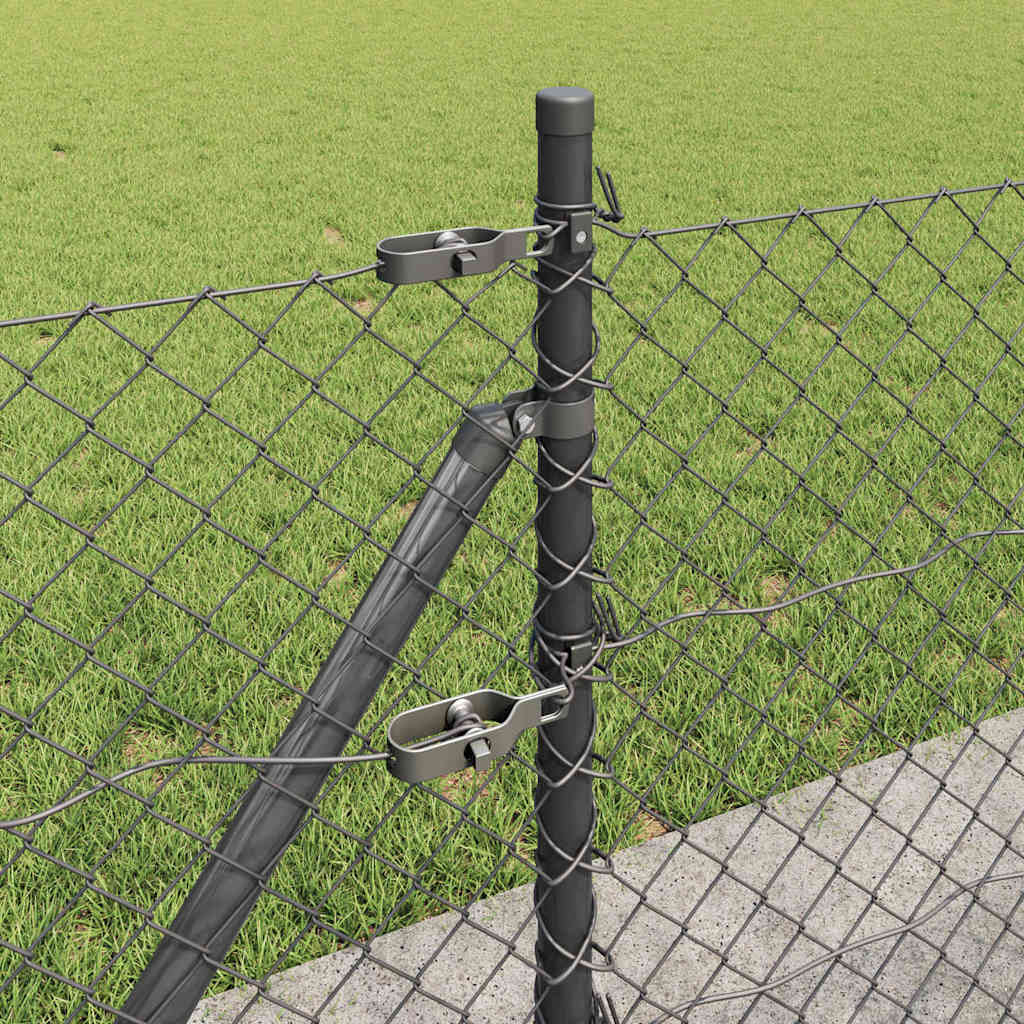 Zavareno žičano ogradno mreža s betonskom podlogom 25 x 0,6 m