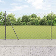 Zavareno žičano ogradno mreža s betonskom podlogom 25 x 1,5 m