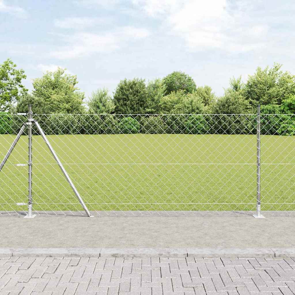 Zavareno žičano ogradno mreža s betonskom podlogom 10 x 1 m