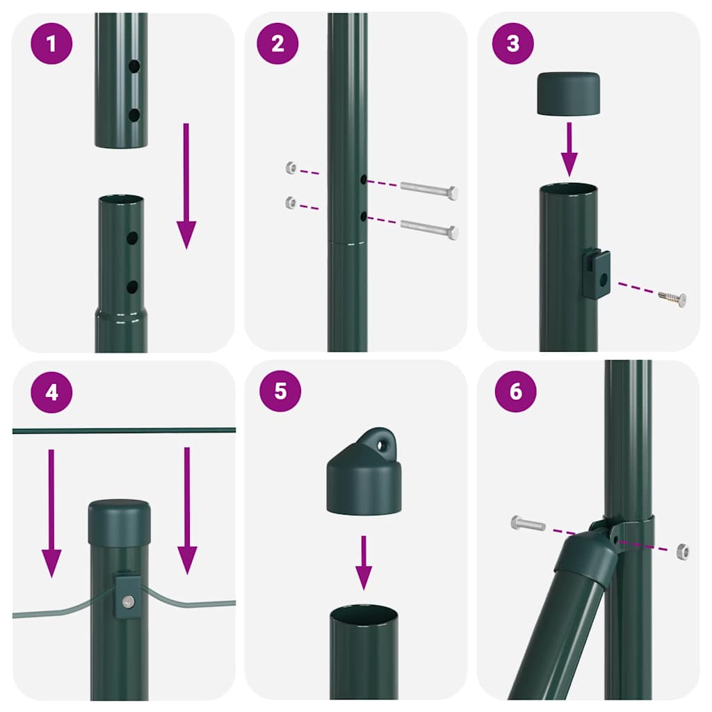 Temeljna zavarena žičana ograda 10 x 1,5 m (Š x V)