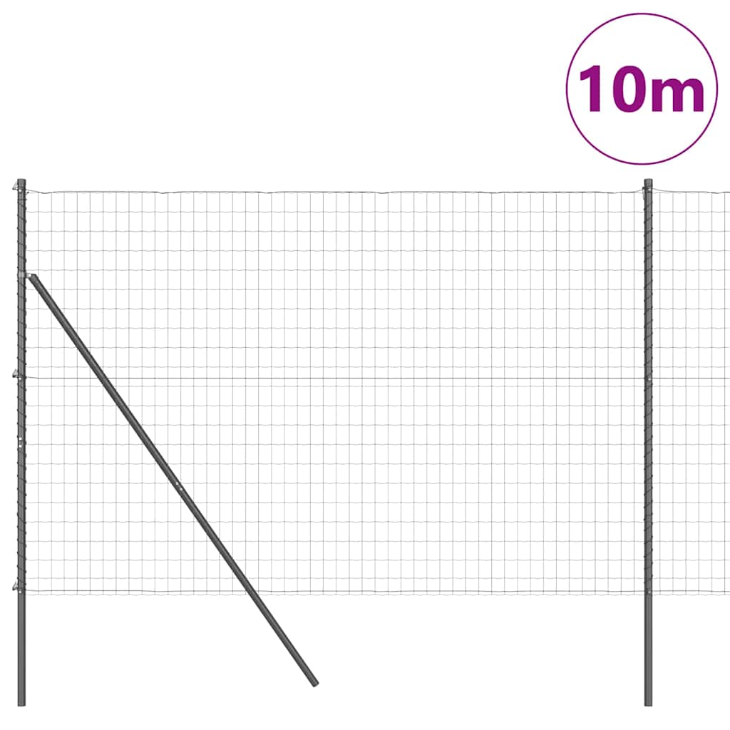 Temeljna zavarena žičana ograda 10 x 1,6 m (Š x V)