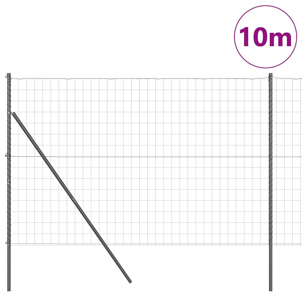 Temeljna zavarena žičana ograda 10 x 1,6 m (Š x V)