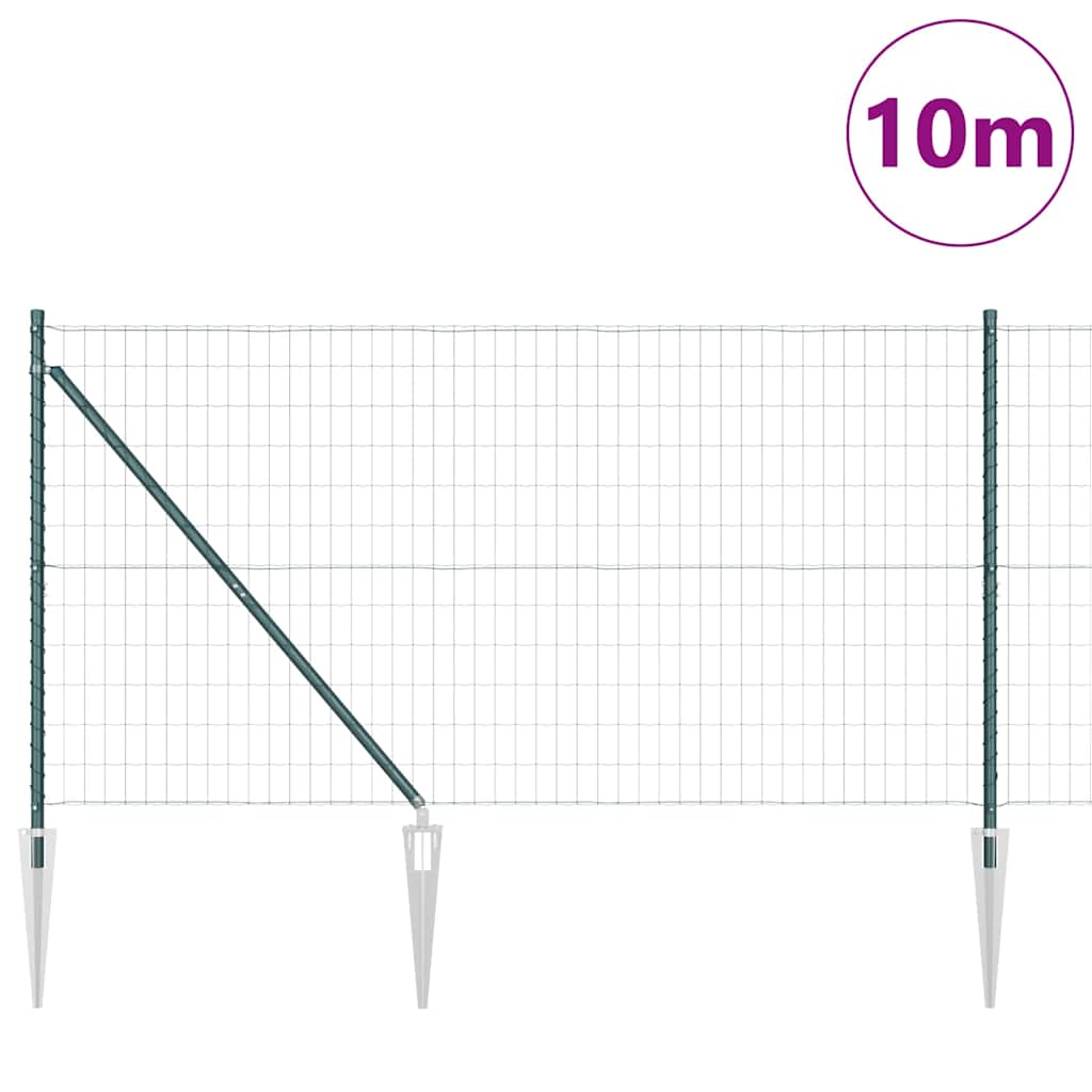 Zavareno žičano ograđivanje s bodljama 10 x 1,4 m (Š x V)