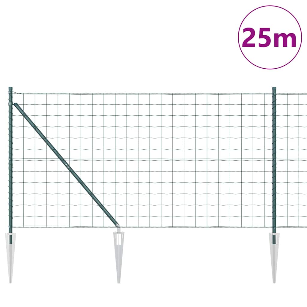 Zavareno žičano ograđivanje s bodljama 25 x 1 m (Š x V)
