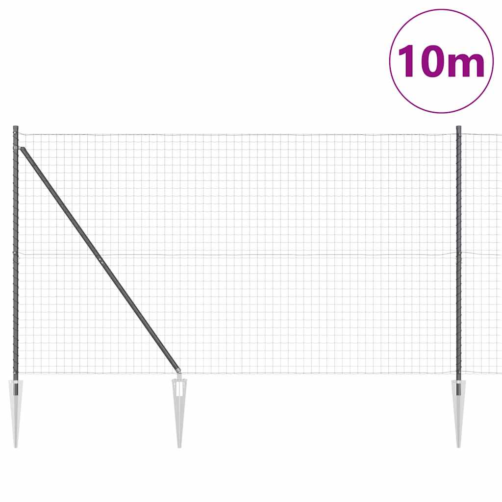 Zavareno žičano ograđivanje s bodljama 10 x 1,5 m (Š x V)