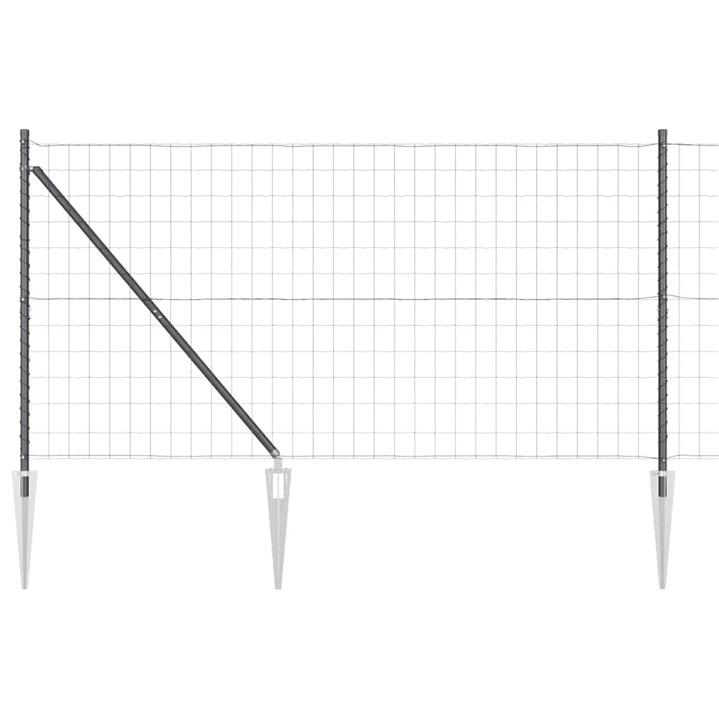Zavareno žičano ograđivanje s bodljama 10 x 1,2 m (Š x V)