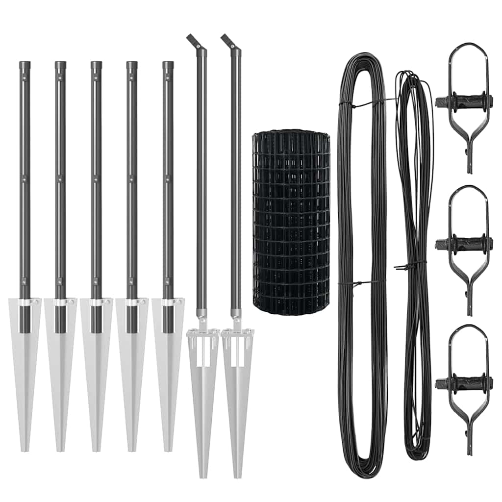 Zavareno žičano ograđivanje s bodljama 10 x 0,8 m (Š x V)