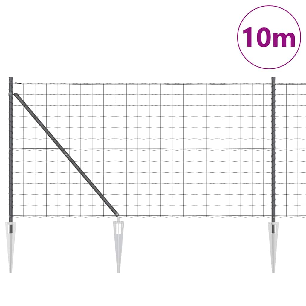 Zavareno žičano ograđivanje s bodljama 10 x 1,2 m (Š x V)