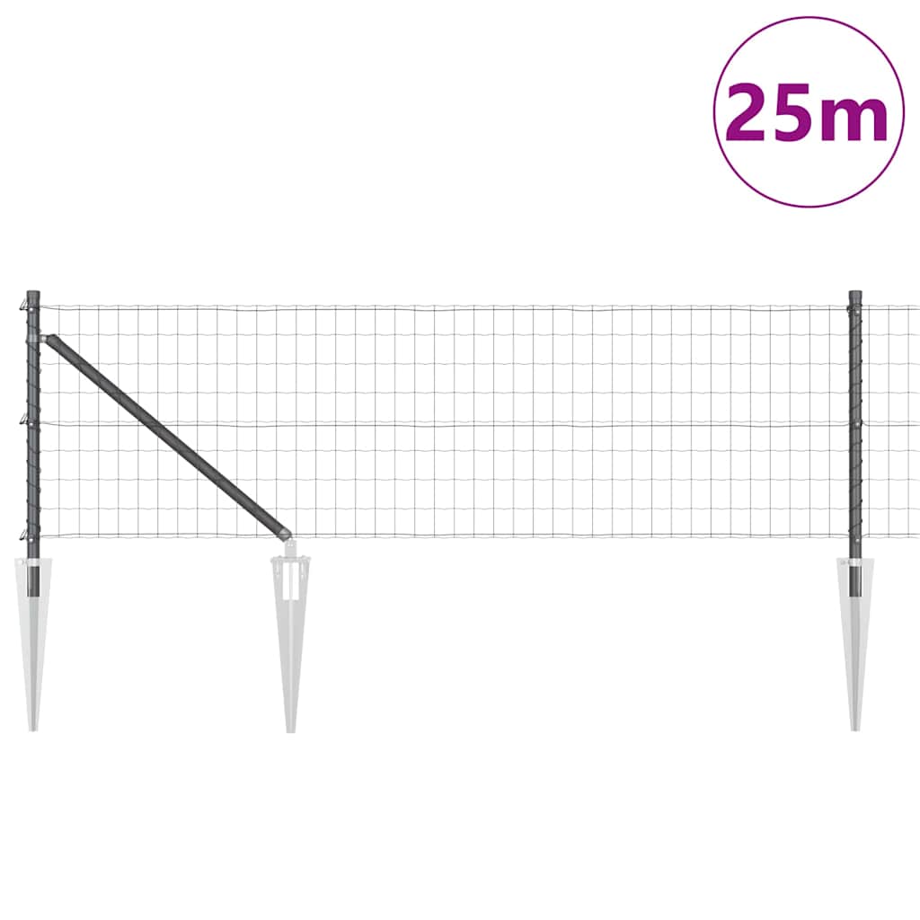 Zavareno žičano ograđivanje s bodljama 25 x 0,4 m (Š x V)