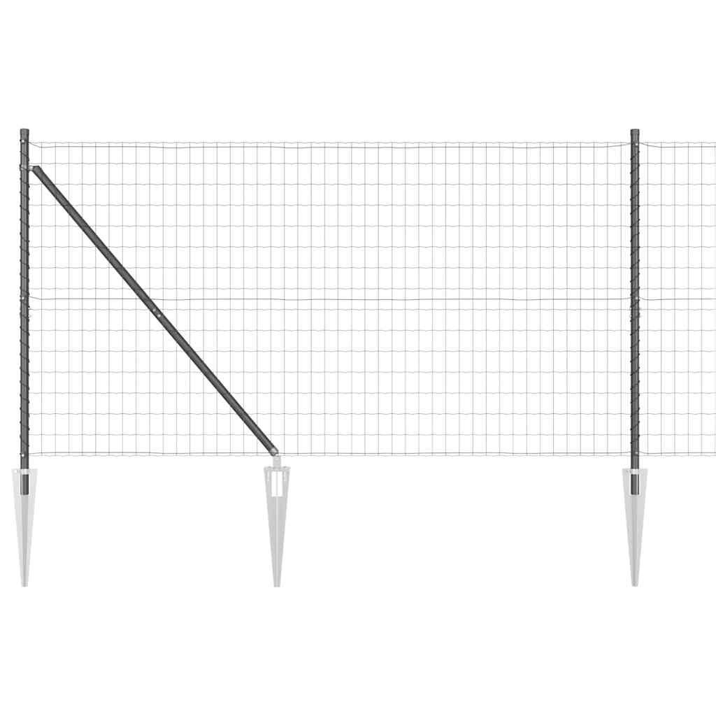 Zavareno žičano ograđivanje s bodljama 25 x 1,2 m (Š x V)