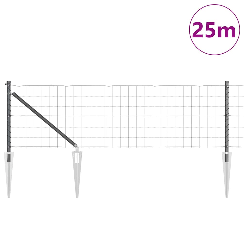 Zavareno žičano ograđivanje s bodljama 25 x 0,6 m (Š x V)