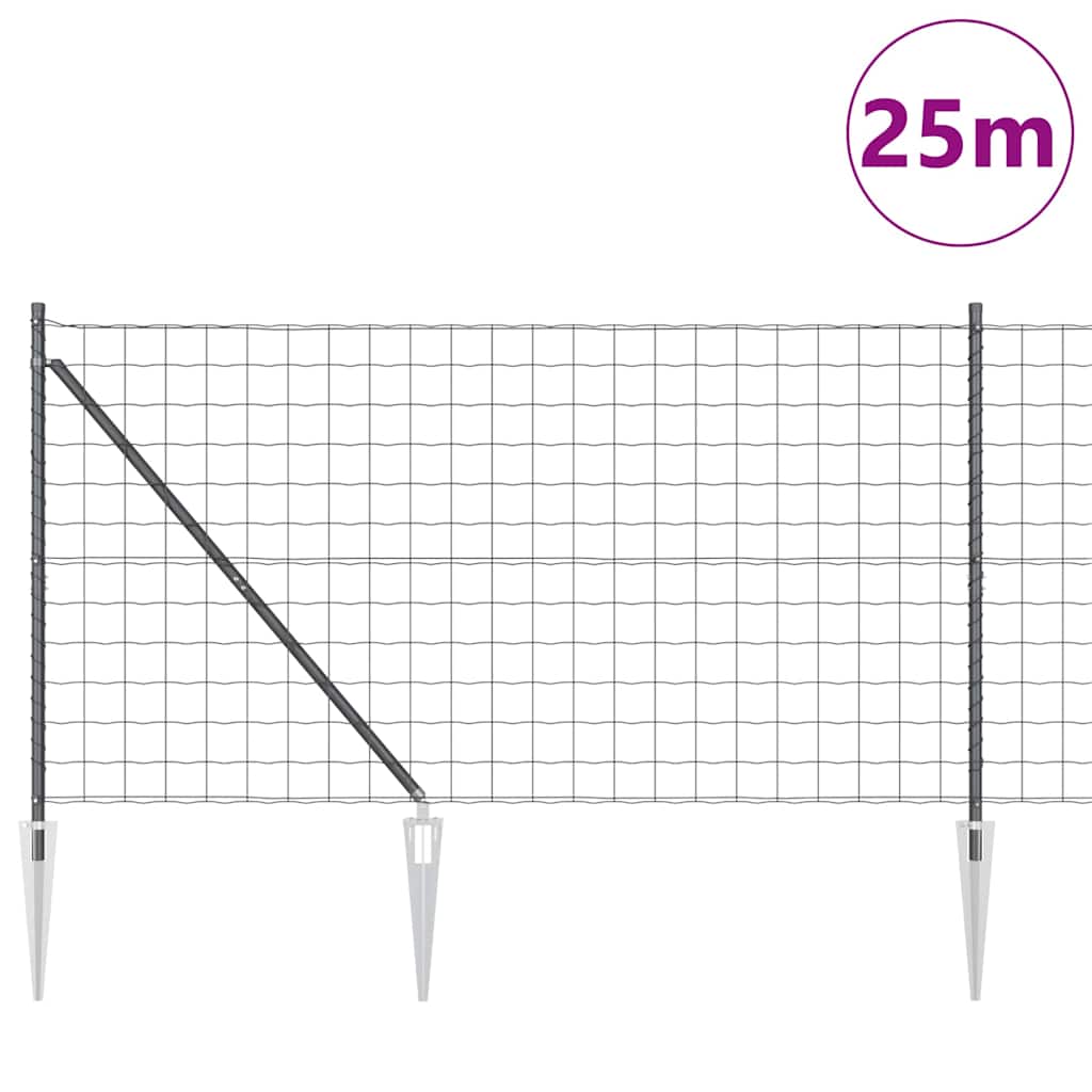 Zavareno žičano ograđivanje s bodljama 25 x 1,2 m (Š x V)