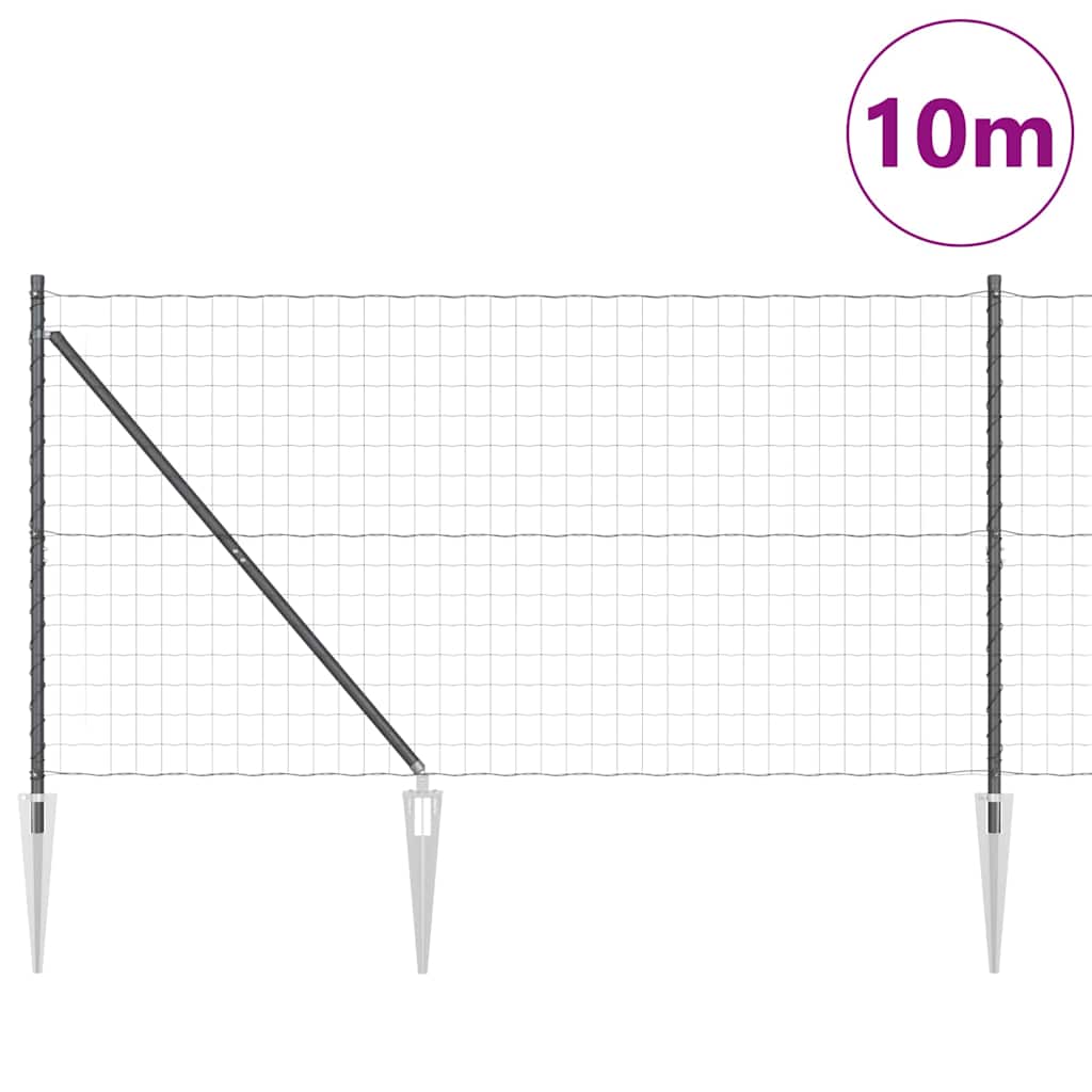 Zavareno žičano ograđivanje s bodljama 10 x 1,4 m (Š x V)