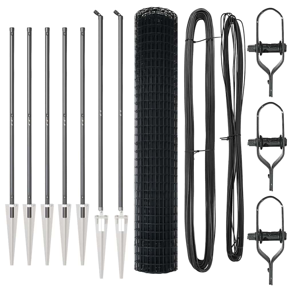 Zavareno žičano ograđivanje s bodljama 10 x 1,5 m (Š x V)