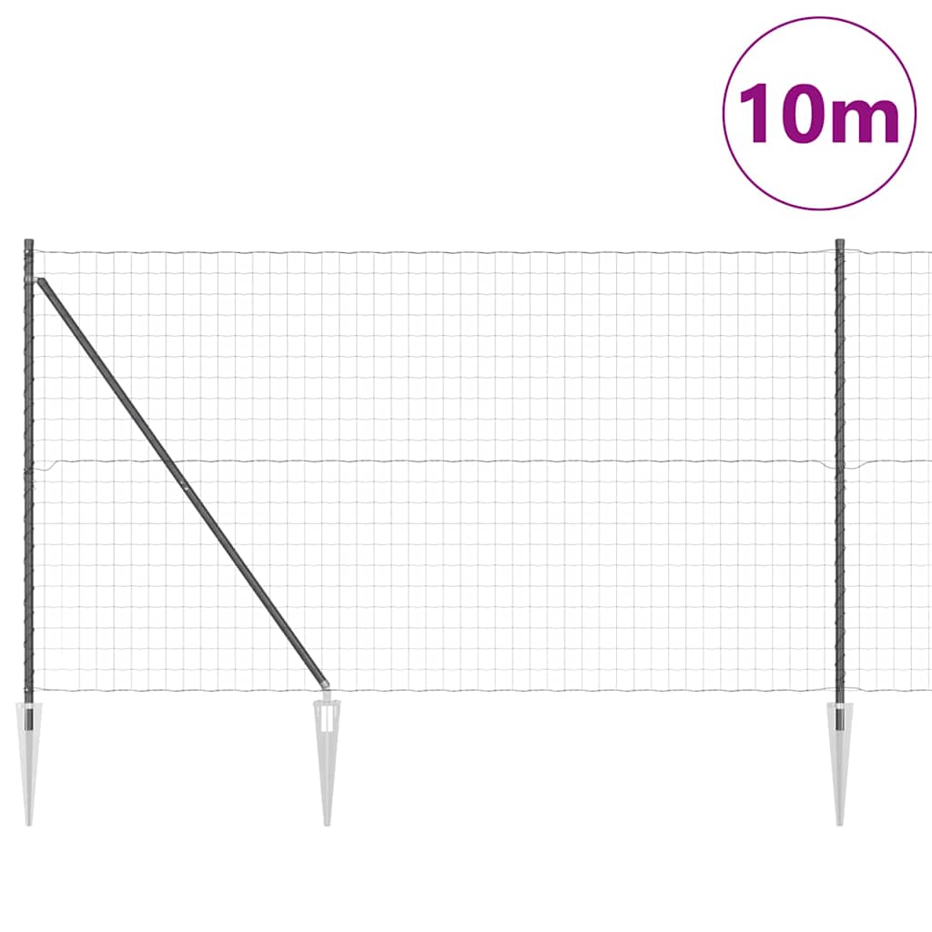 Zavareno žičano ograđivanje s bodljama 10 x 1,5 m (Š x V)