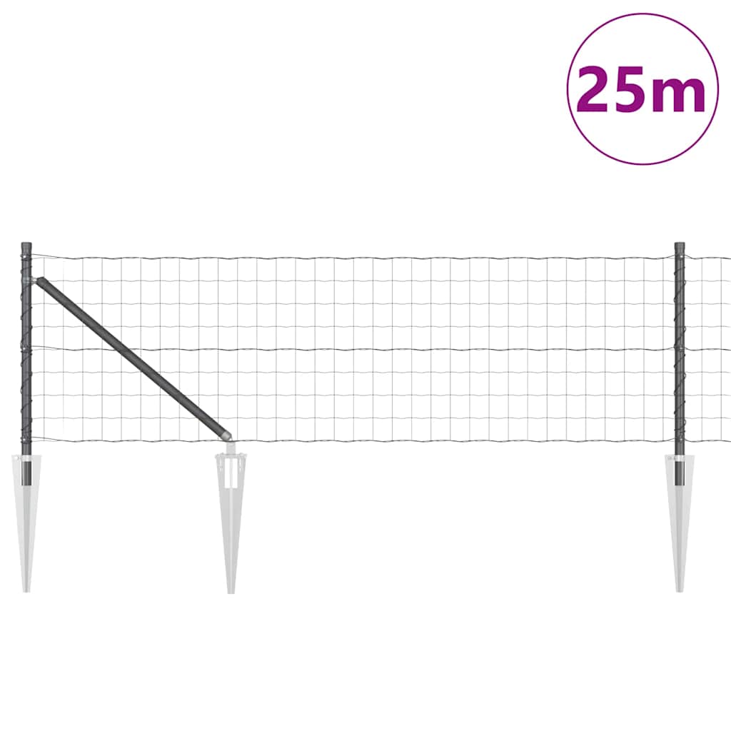 Zavareno žičano ograđivanje s bodljama 25 x 0,6 m (Š x V)