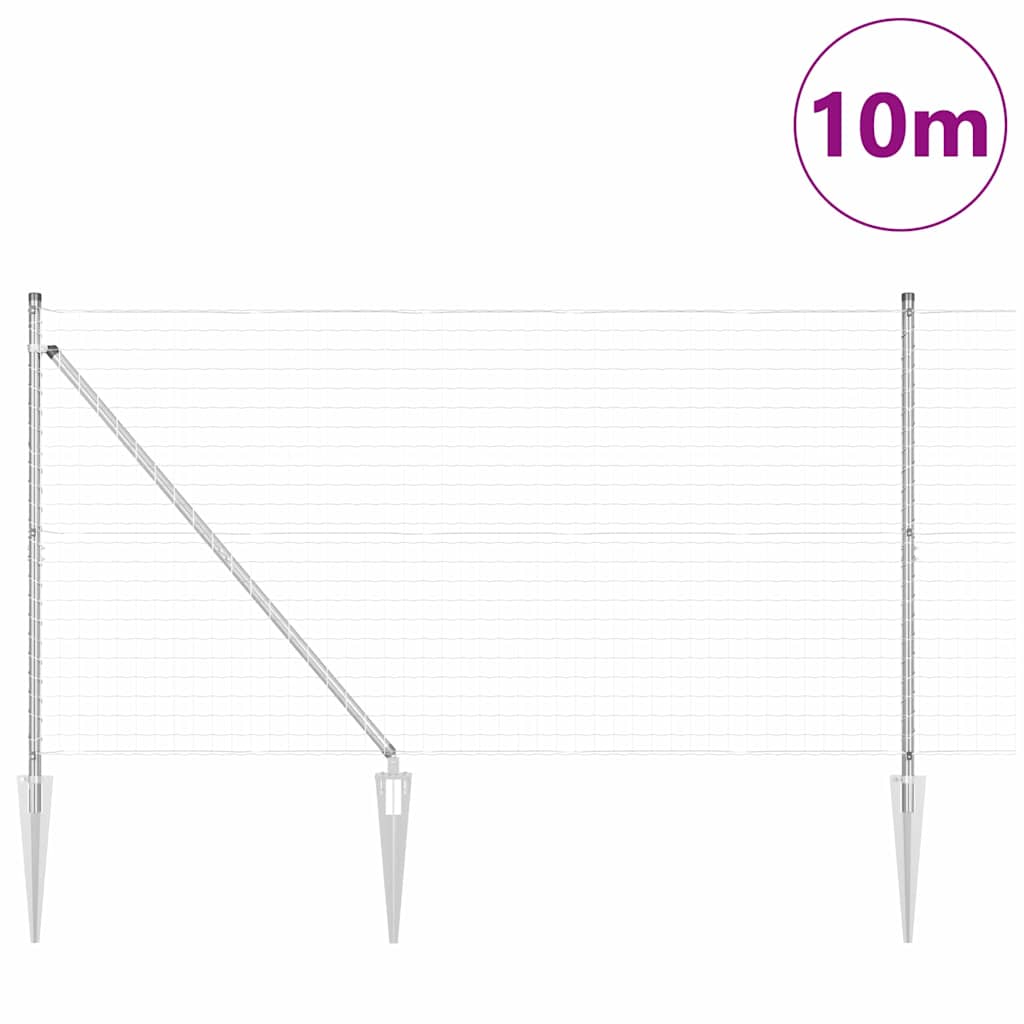 Zavareno žičano ograđivanje s bodljama 10 x 1,2 m (Š x V)
