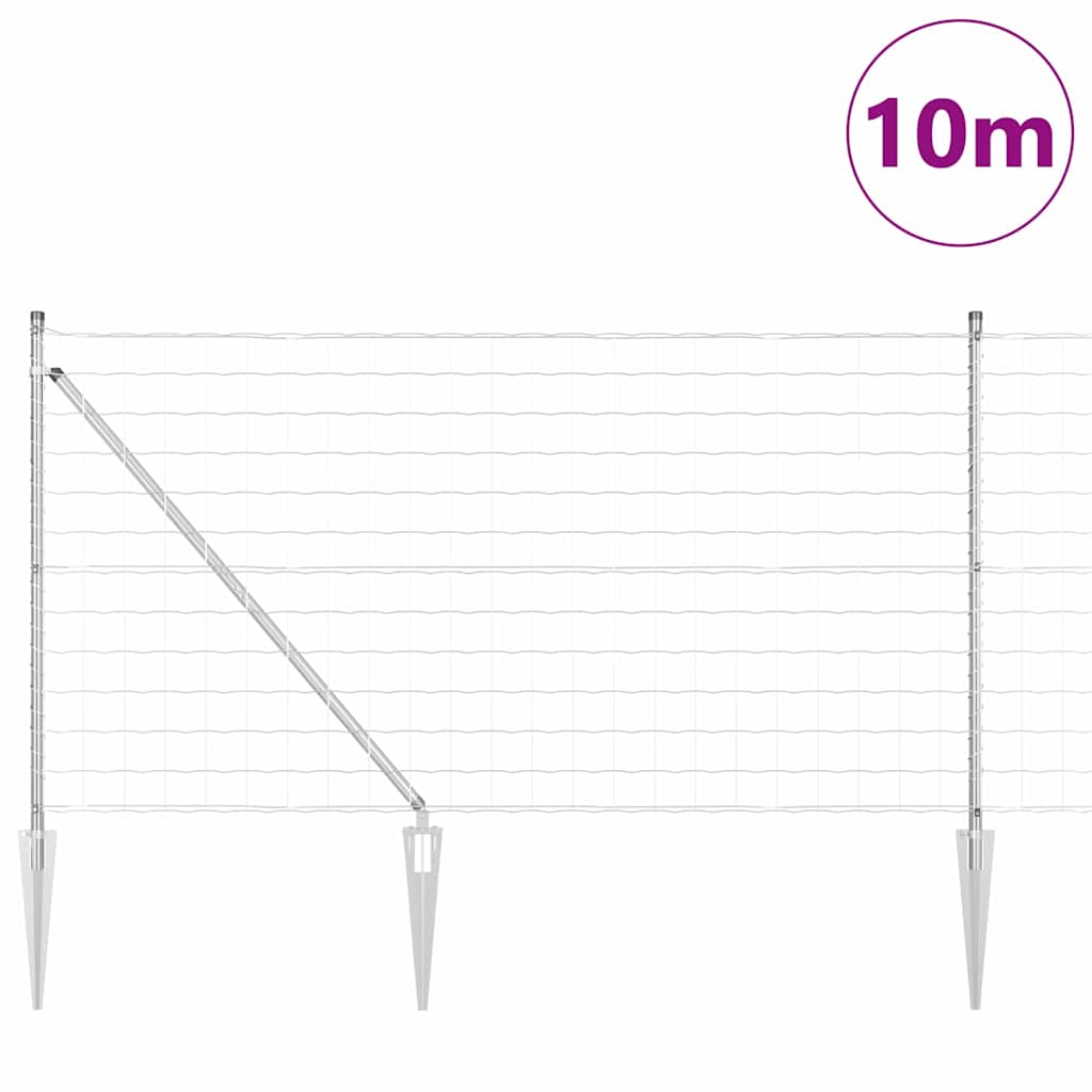 Zavareno žičano ograđivanje s bodljama 10 x 1 m (Š x V)